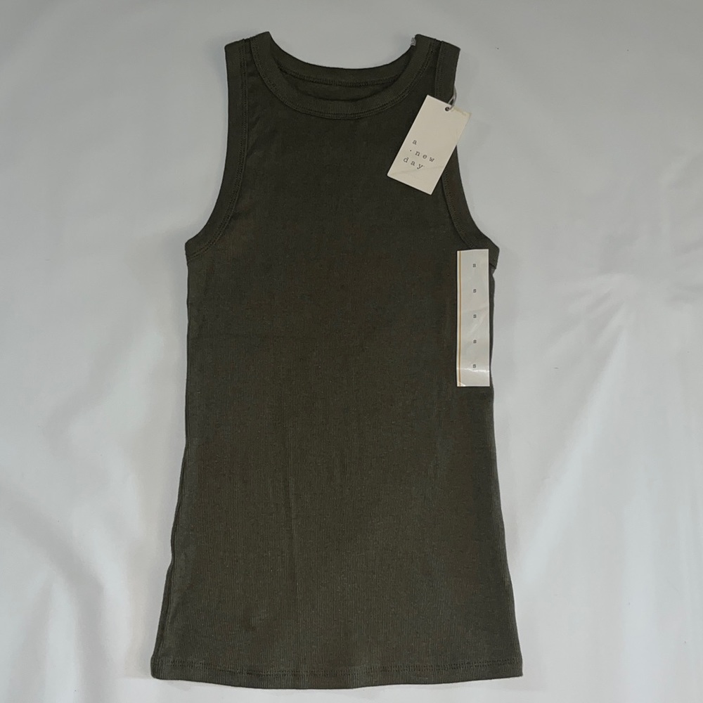 NWT! A new Day Olive Green Racerback tank top